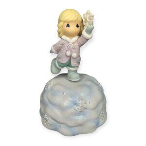 2008 Enesco Precious Moments "It Came Upon a Midnight Clear" Music Box 5" Tall